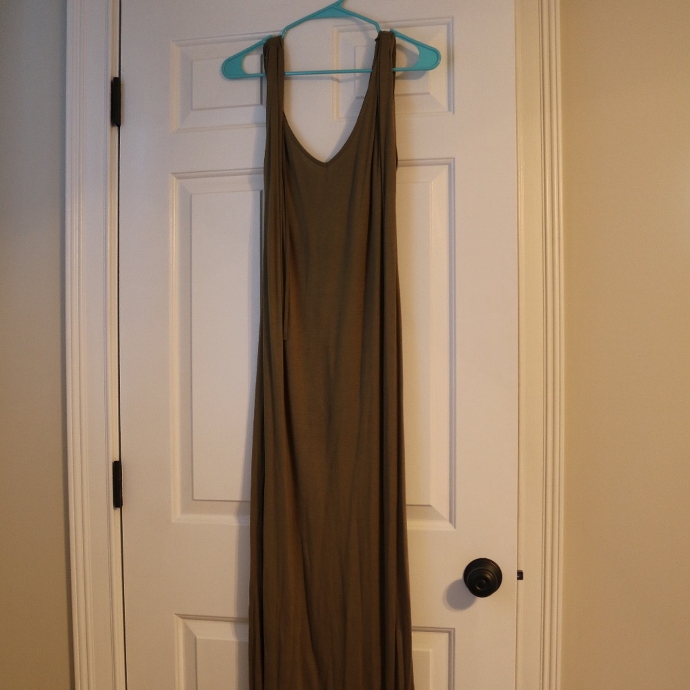 Olive Green Maxi Dress